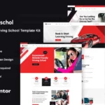Mua Drivschol - Driving School Elementor Template Kit giá rẻ