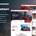 Tải Dustrium - Industrial & Manufacturing Elementor Pro Template Kit mới nhất