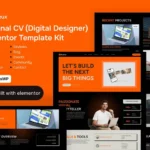 Tải Dydeux - Personal CV Digital Designer Elementor Pro Template Kit mới nhất