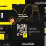 Mua Dyno - Fitness Gym Elementor Pro Template Kit giá rẻ