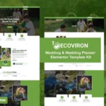 Mua Ecoviron - Ecology & Enviroment Charity Elementor Pro Template Kit giá rẻ