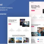Mua Efisiensi - Bus Charter & Rental Company Elementor Template Kit giá rẻ