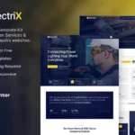 Tải Electrix – Electrician Services & Electrical Repairs Elementor Template Kit mới nhất