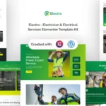 Tải Electro - Electrician & Electrical Services Elementor Template Kit mới nhất