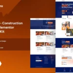 Mua Elitecons - Construction Building Elementor Pro Template Kit giá rẻ