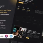 Encrypt - Cyber Security Specialist Elementor Pro Template Kit