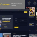 Tải EstateRoof - Roofing Services Elementor Pro Template Kit mới nhất