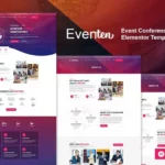 Tải Eventen - Event Conference Meetup Elementor Pro Template Kit mới nhất