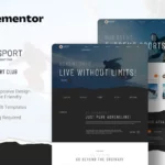 Exsport - Extreme Sport Club Elementor Template Kit
