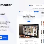 Tải Ezuumz - Video Conferencing & Webinar App Elementor Template Kit mới nhất