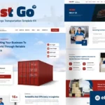 Mua FastGo - Logistics & Cargo Transportation Elementor Template Kit giá rẻ