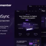 Mua FinSync - Fintech Startup & Digital Wallet Elementor Template Kit giá rẻ
