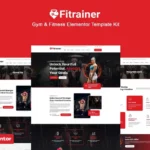 Tải Fitrainer - Gym & Fitness Elementor Pro Template Kit mới nhất