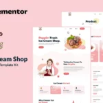 Mua Flato - Ice Cream Shop Elementor Template Kit giá rẻ