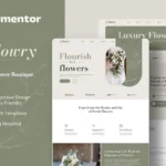 Tải Flowry - Florist & Flower Boutique Elementor Template Kit mới nhất