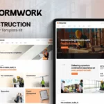 Mua Formwork - Construction Elementor Template Kit giá rẻ