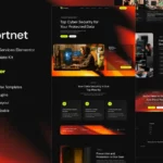 Tải Fortnet - Cyber Security Services Elementor Template Kit mới nhất