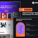 Mua Frinkle - Digital Design Agency Elementor Pro Template Kit giá rẻ