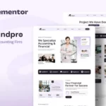 Tải Fundpro - Modern Accounting Firm Elementor Template Kit mới nhất