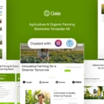 Mua Gaia - Agriculture & Organic Farming Elementor Template Kit giá rẻ