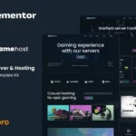 Tải Gamehost - Game Server & Hosting Elementor Template Kit mới nhất