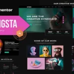 Tải Gangsta - Creative Agency & Portfolio Elementor Template Kit mới nhất