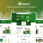 Tải Gardenee - Landscaping & Garden Care Elementor Pro Template Kit mới nhất