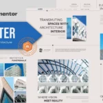 Mua Ginter - Modern Architecture Elementor Template Kit giá rẻ
