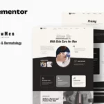 Mua Glowmen - Men Skincare & Dermatology Elementor Template Kit giá rẻ