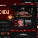 Tải Goodmeat - Meat Shop & Butcher Elementor Template Kit mới nhất