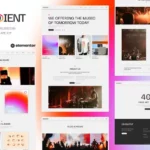 Mua Graddient - Music Band & Musician Elementor Template Kit giá rẻ