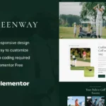 Mua GreenWay - Golf Club & Course Elementor Template Kit giá rẻ