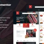 Mua GrillGourmet - Butcher & Meat Shop Elementor Template Kit giá rẻ