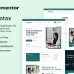 Tải Grotax – Tax Advisor & Consulting Firm Elementor Template Kit mới nhất