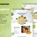 Mua HappyJuice - Juice & Fresh Drink Elementor Pro Template Kit giá rẻ