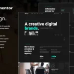 Tải HDzign - Dark Digital Agency Elementor Template Kit mới nhất