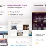 Mua Helirent - Helicopter Charter Elementor Template Kit giá rẻ