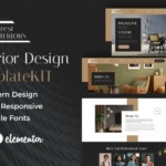 Mua Hillcrest - Interior Design Elementor Template Kit giá rẻ