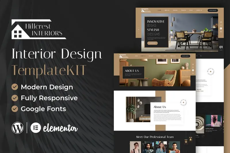 hillcrest-interior-design-elementor-template-kit Mua Hillcrest - Interior Design Elementor Template Kit giá rẻ