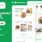Mua HungerHut - Restaurant & Cafe Elementor Template Kit giá rẻ