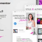 Mua Impasto – Painter & Artist Elementor Template Kit giá rẻ