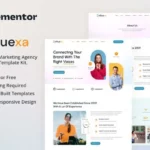 Mua Influexa - Influencer Marketing Agency Elementor Template Kit giá rẻ