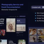 Tải Inframe - Photography Service & Event Documentation Elementor Template Kit mới nhất