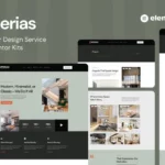 Mua Interias - Interior Design Service Elementor Template Kit giá rẻ