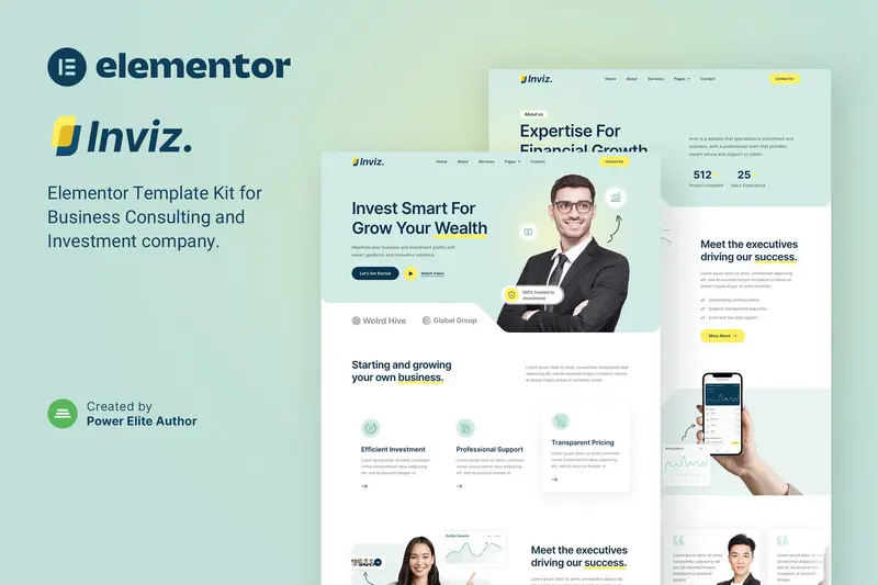 inviz-business-consulting-investment-elementor-template-kit Mua Inviz – Business Consulting & Investment Elementor Template Kit giá rẻ