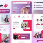 mua iZnet - Broadband & Internet Service Provider Elementor Template Kit