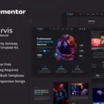 Tải Jarvis - Cyber Security Services Elementor Template Kit mới nhất