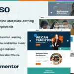 Mua Kipso - Online Education Learning Elementor Template Kit giá rẻ