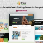 Tải Knoor - Travel & Tours Booking Elementor Template Kit mới nhất