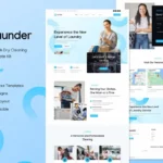 Tải Launder - Laundry Service & Dry Cleaning Elementor Template Kit mới nhất